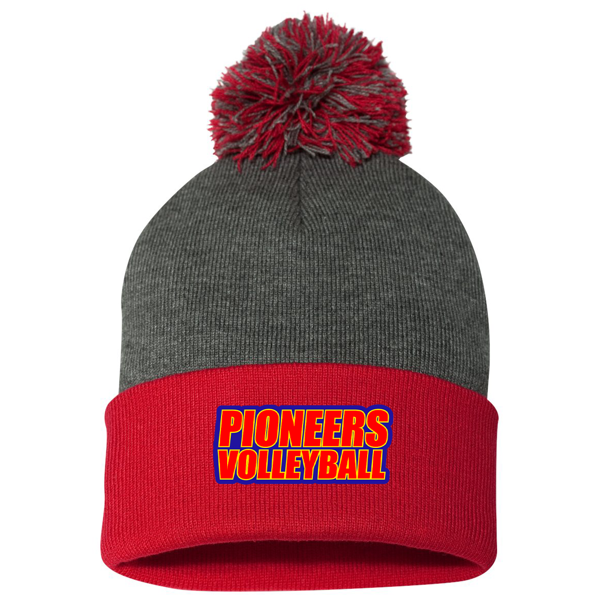 Frankford High School Volleyball Sportsman Pom-Pom Beanie