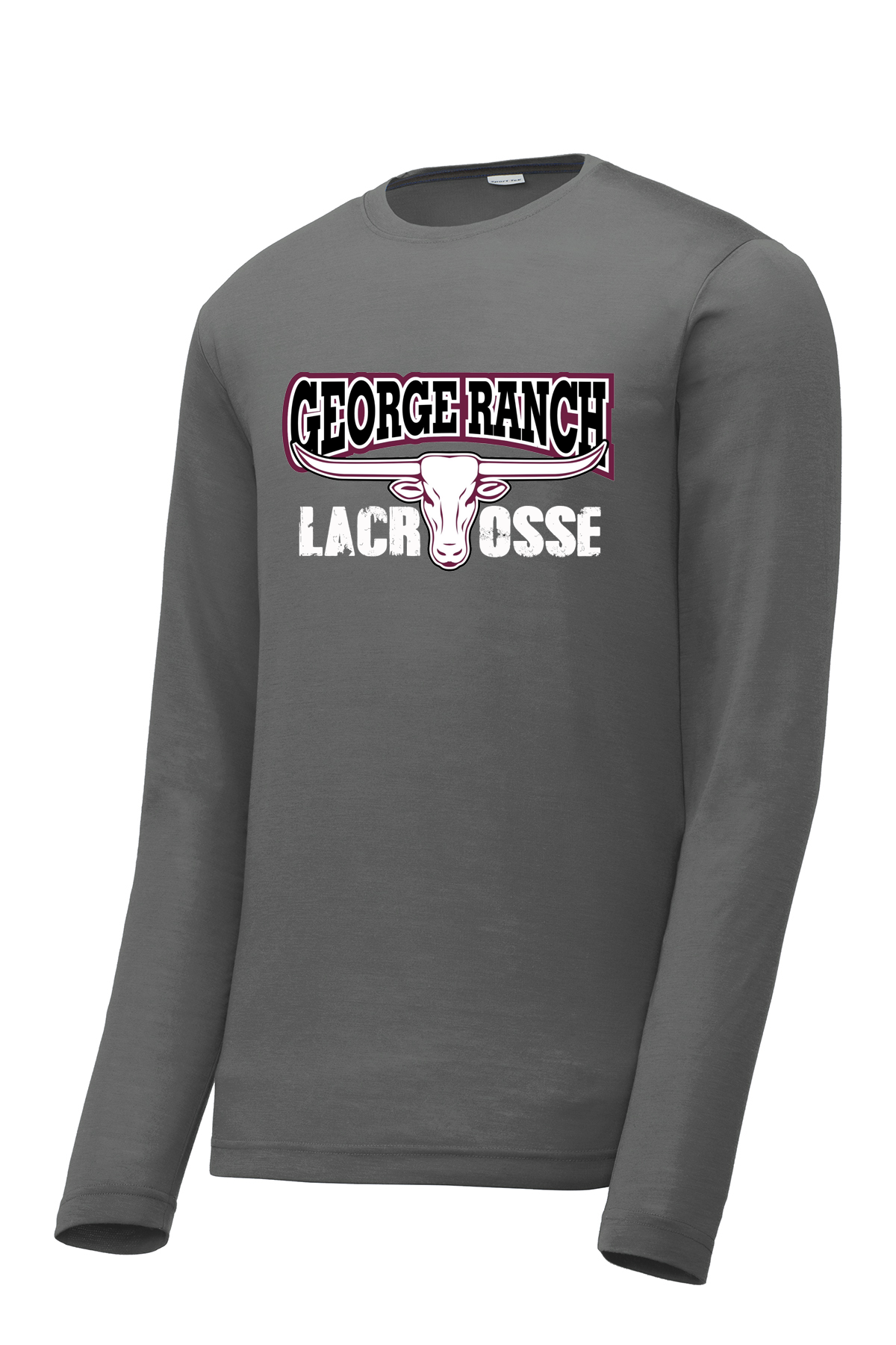 GR Longhorns Lacrosse Long Sleeve CottonTouch Performance Shirt