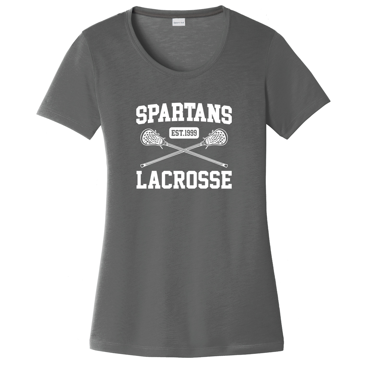 East Longmeadow Lacrosse Women's CottonTouch Performance T-Shirt (Grey)
