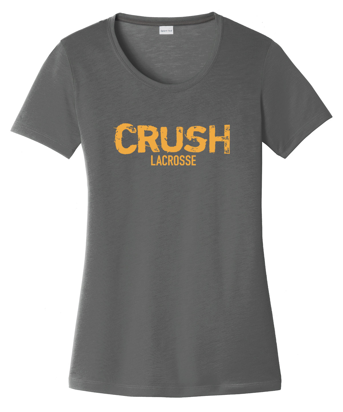 Crush Lacrosse Women's Smoke Grey CottonTouch Performance T-Shirt