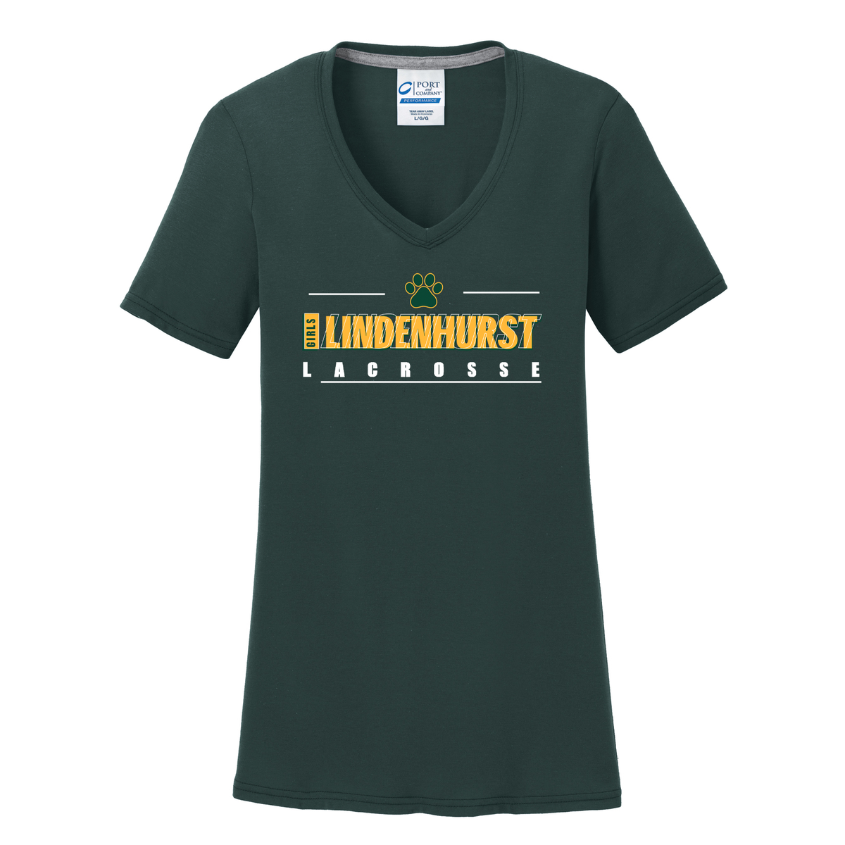 Lindenhurst Girls Lacrosse Women's T-Shirt