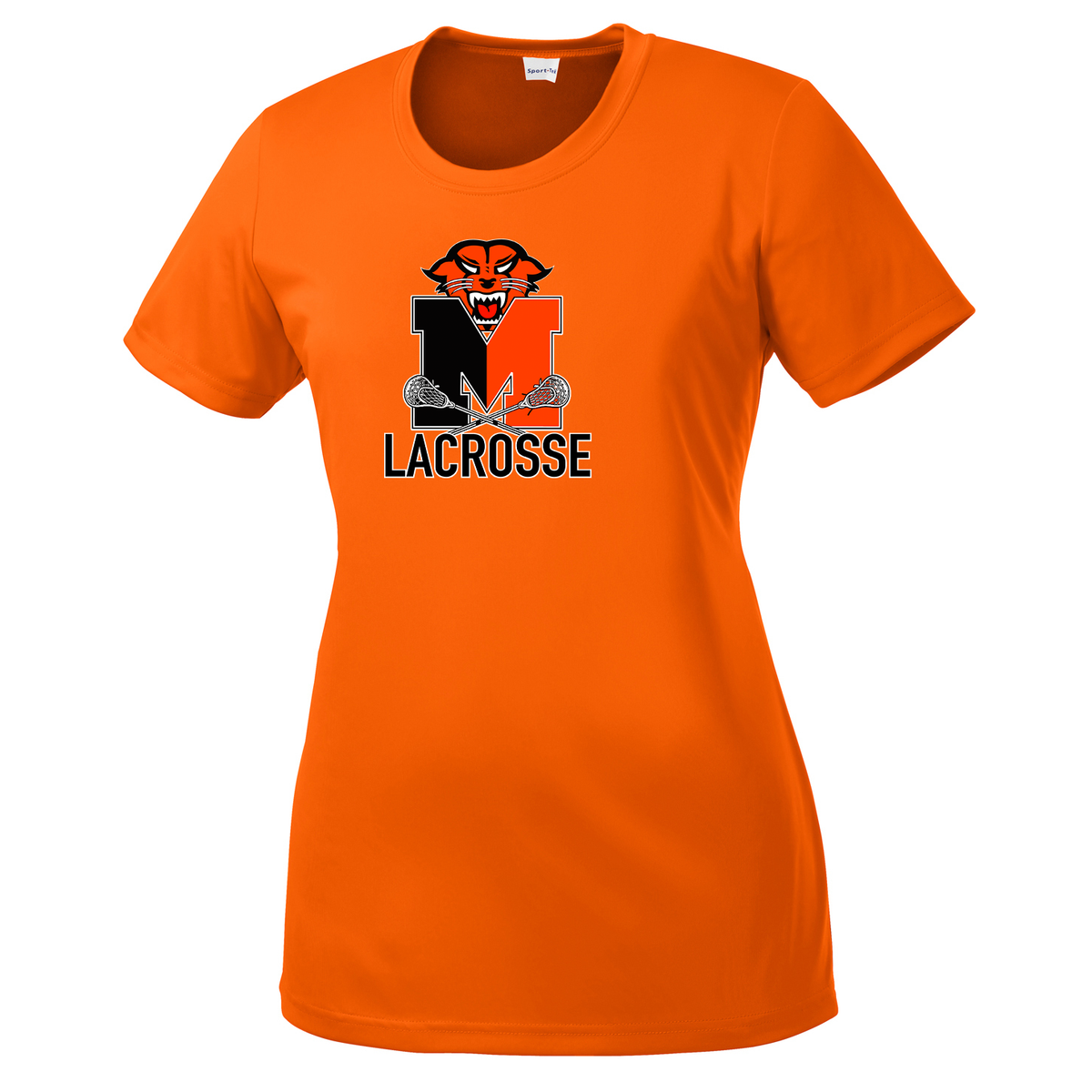 Monroe Lacrosse Women's Orange Performance Tee