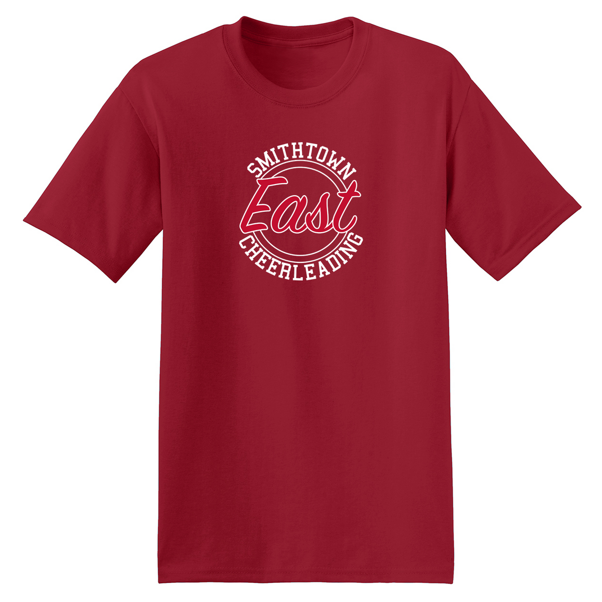 Smithtown East Cheer Parent T-Shirt (Front and Back Logo)