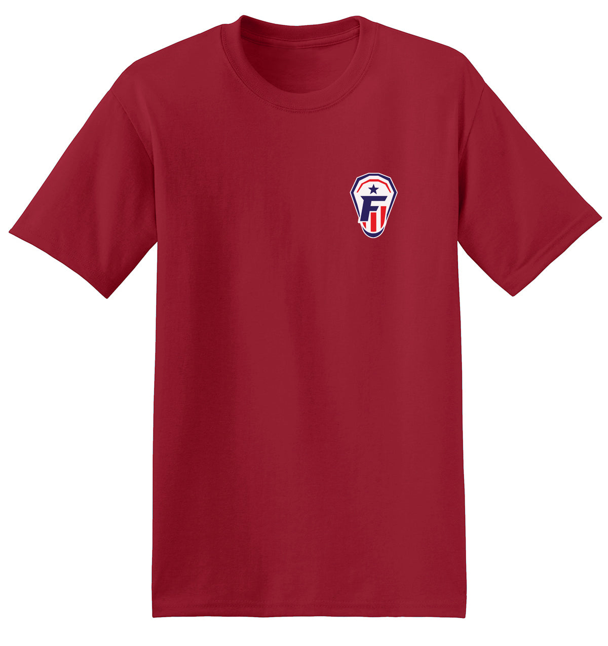 Freedom Lacrosse Deep Red T-Shirt