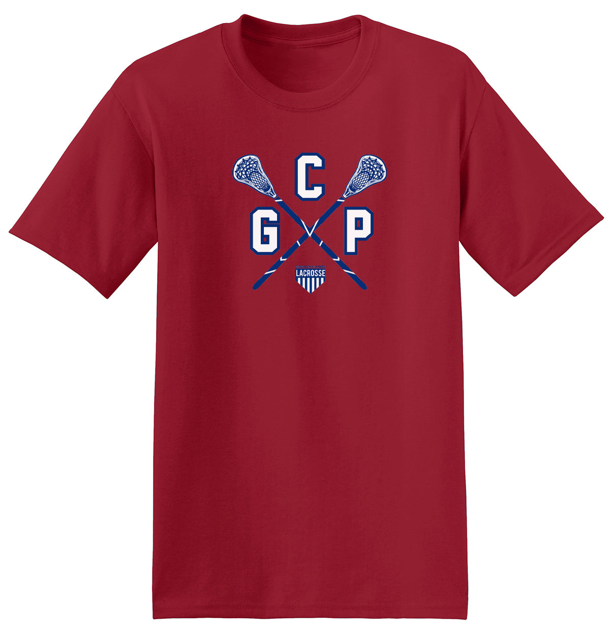 GCP Lacrosse Deep Red T-Shirt