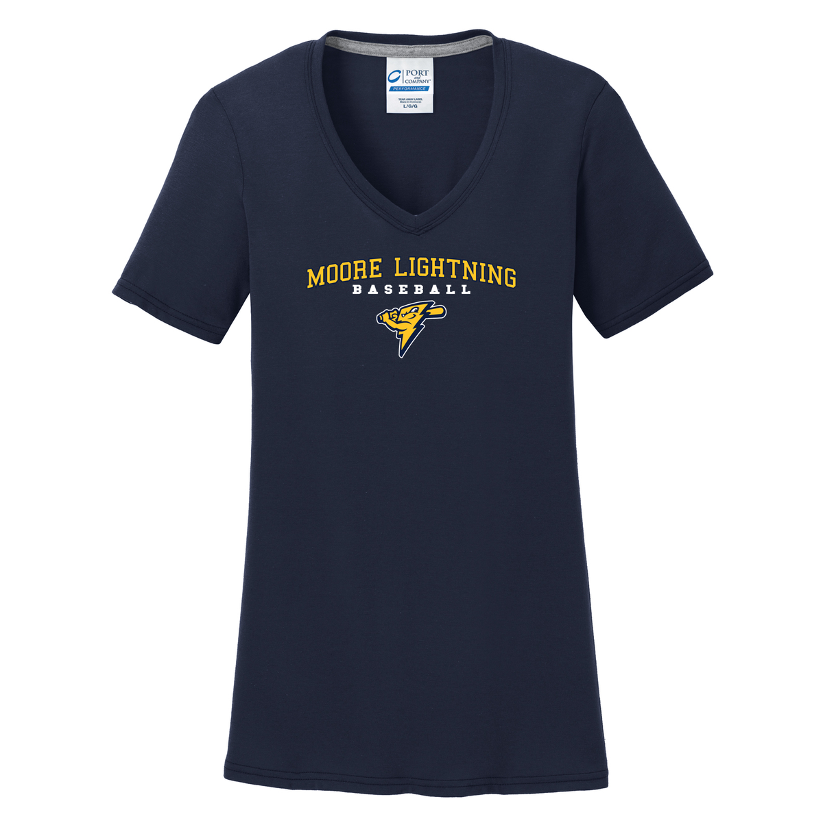 Moore Lightning Baseball  Women's T-Shirt