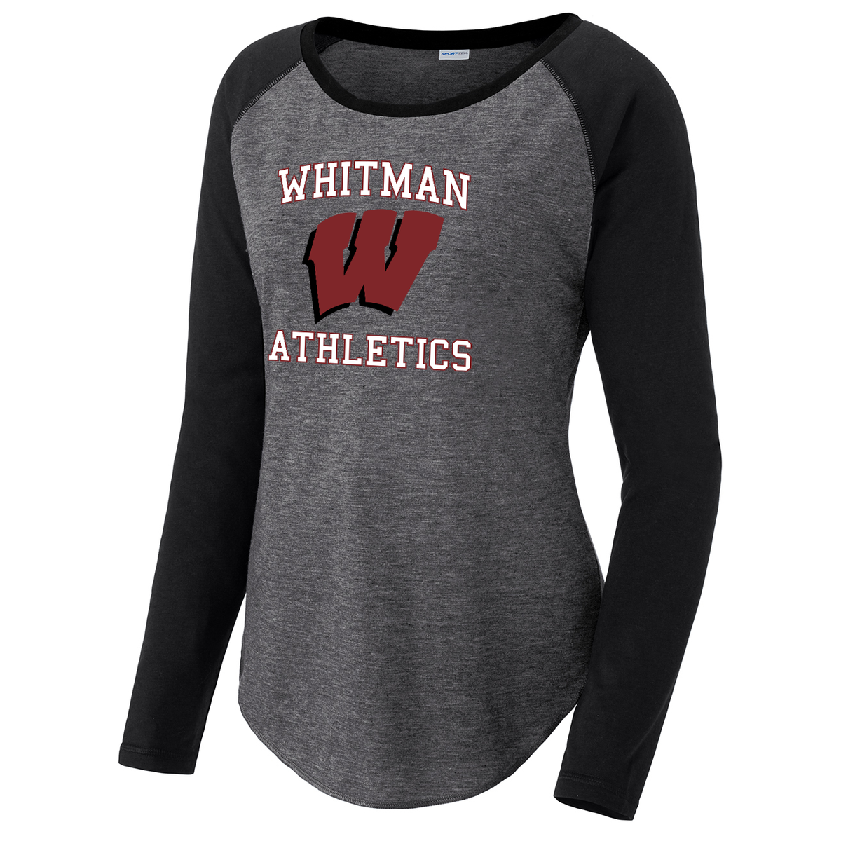 Whitman Athletics Women's Raglan Long Sleeve CottonTouch