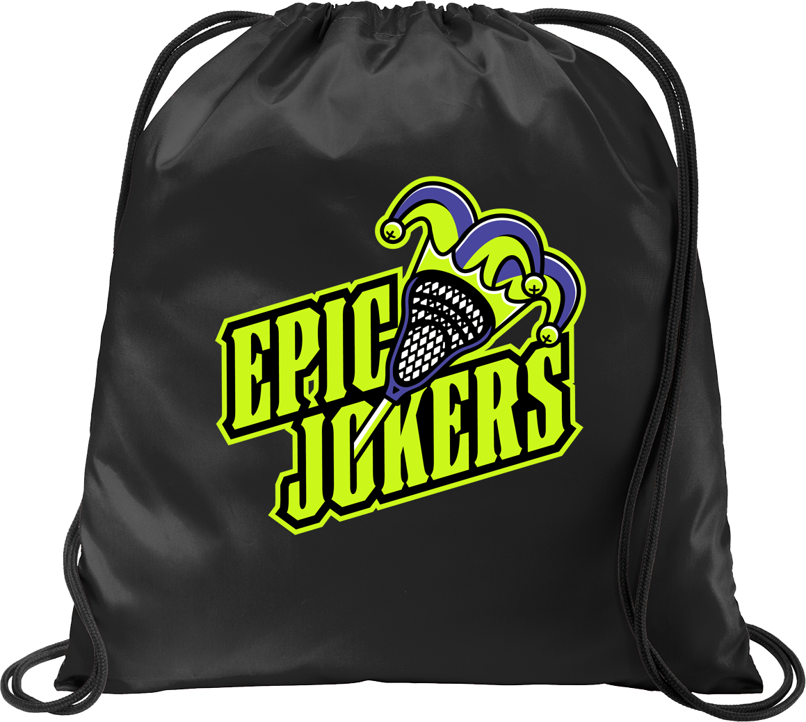 Epic Jokers Lacrosse Black Cinch Pack