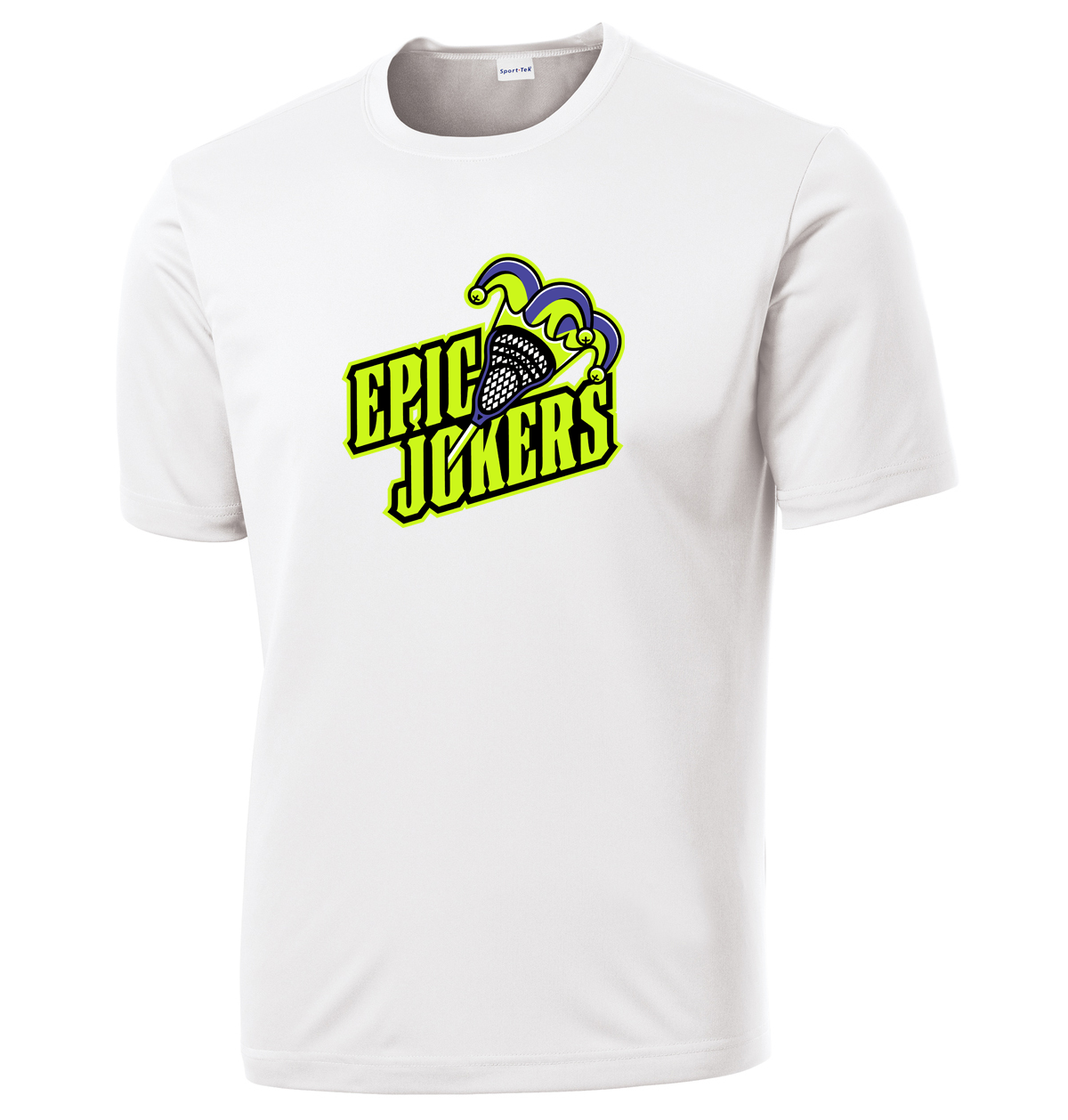Epic Lacrosse Jokers White Performance T-Shirt