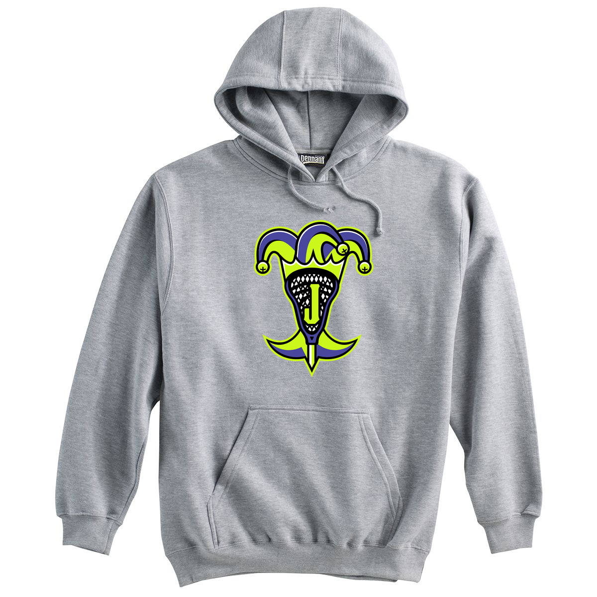 Epic Lacrosse Jokers Grey Sweatshirt Alt Logo