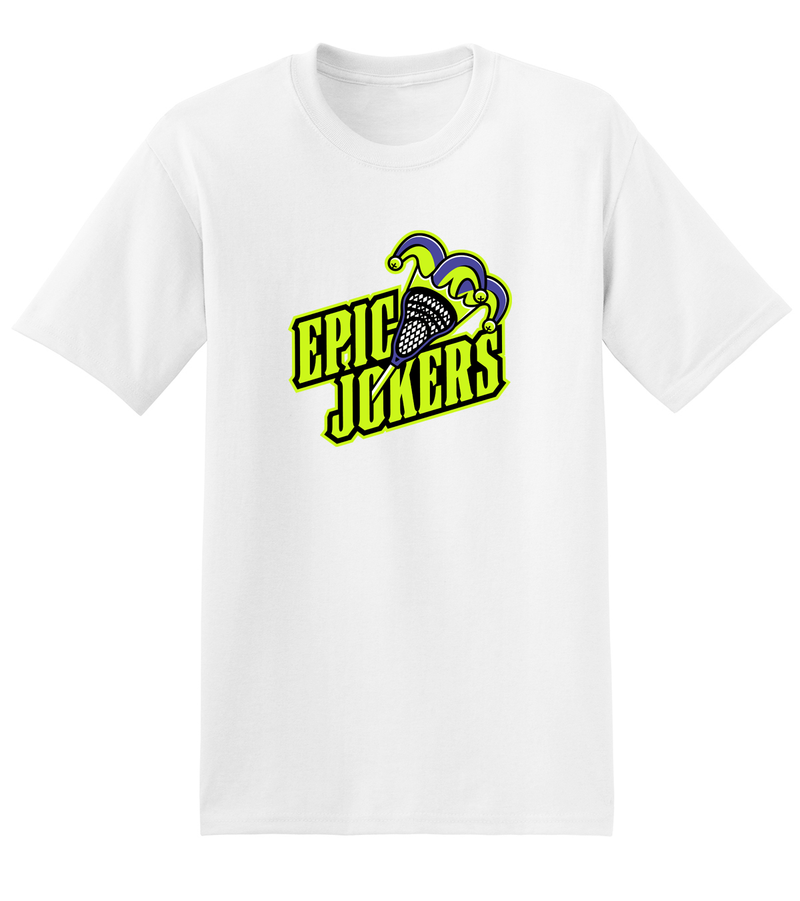 Epic Jokers Lacrosse White T-Shirt