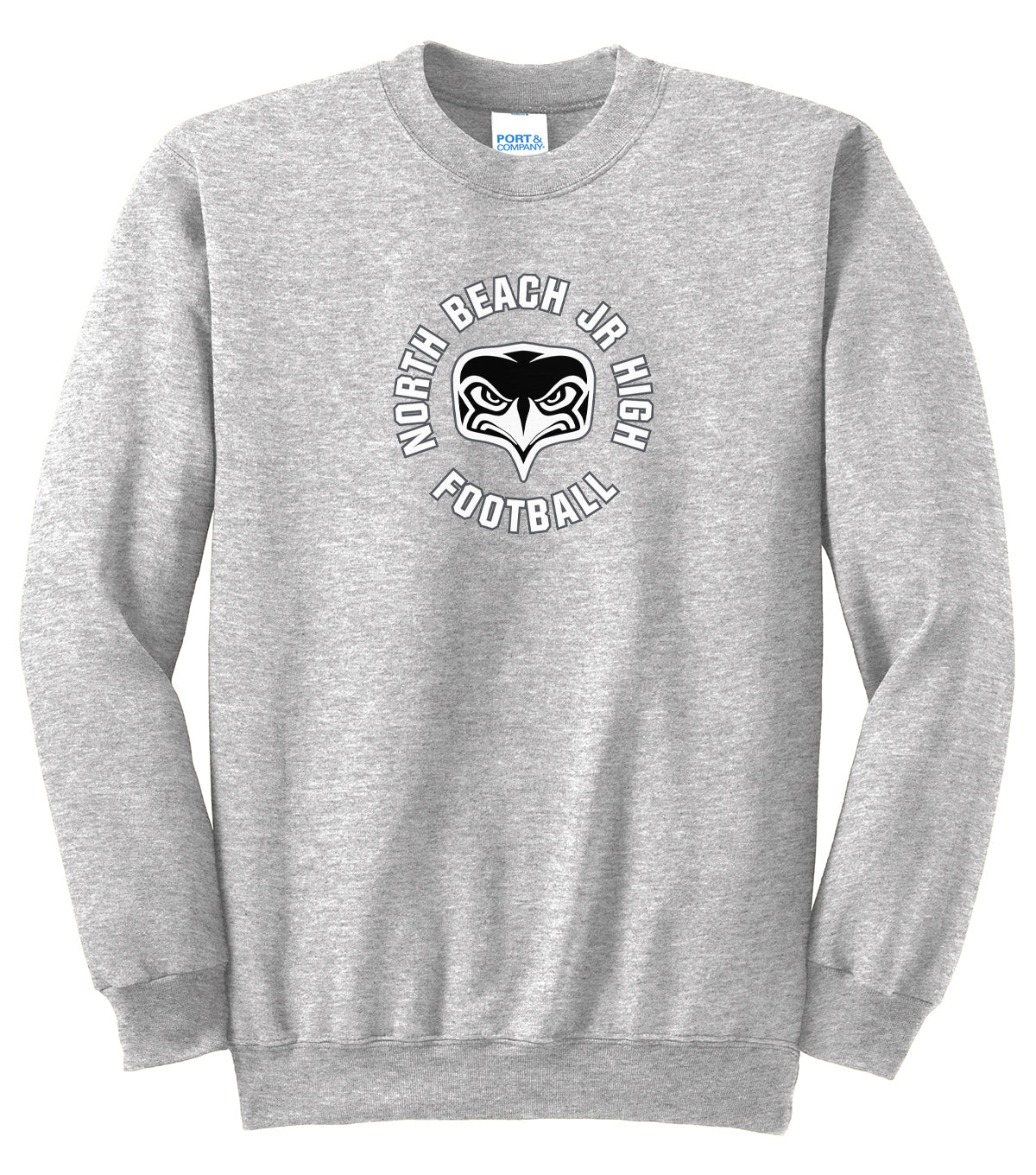 North Beach Jr. High Football Crew Neck Sweater