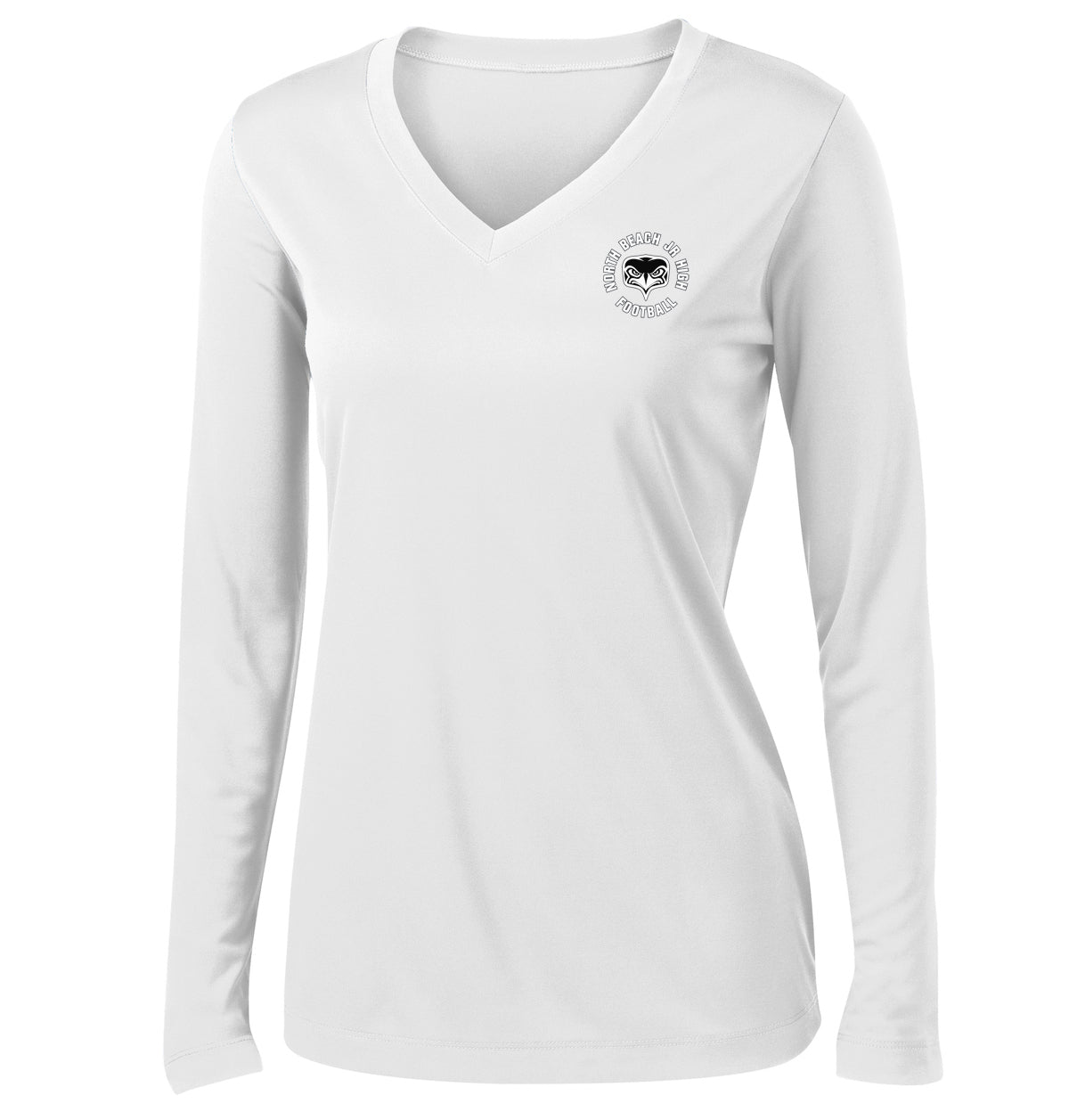 North Beach Jr. High Football Women's Long Sleeve Performance Shirt