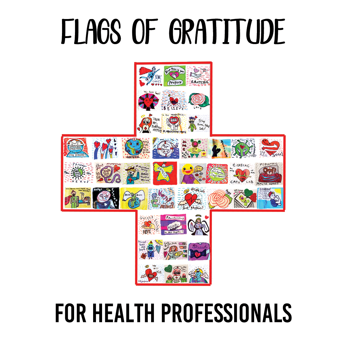 Flags of Gratitude Health Professionals T-Shirt