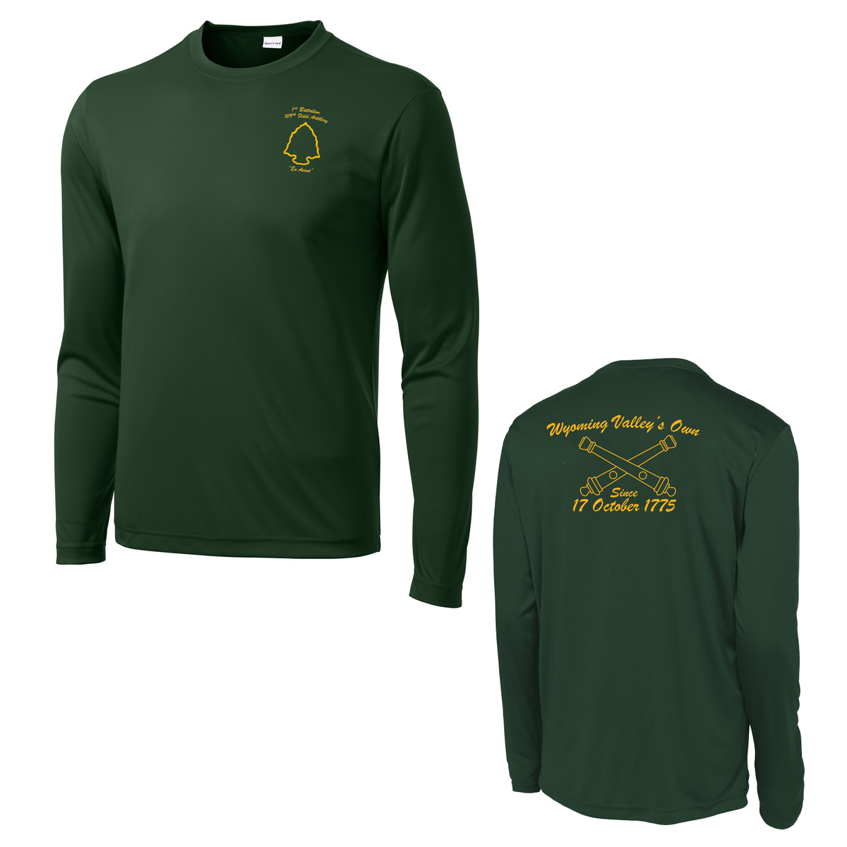 1/109th Field Artillery Battalion Long Sleeve Performance Shirt