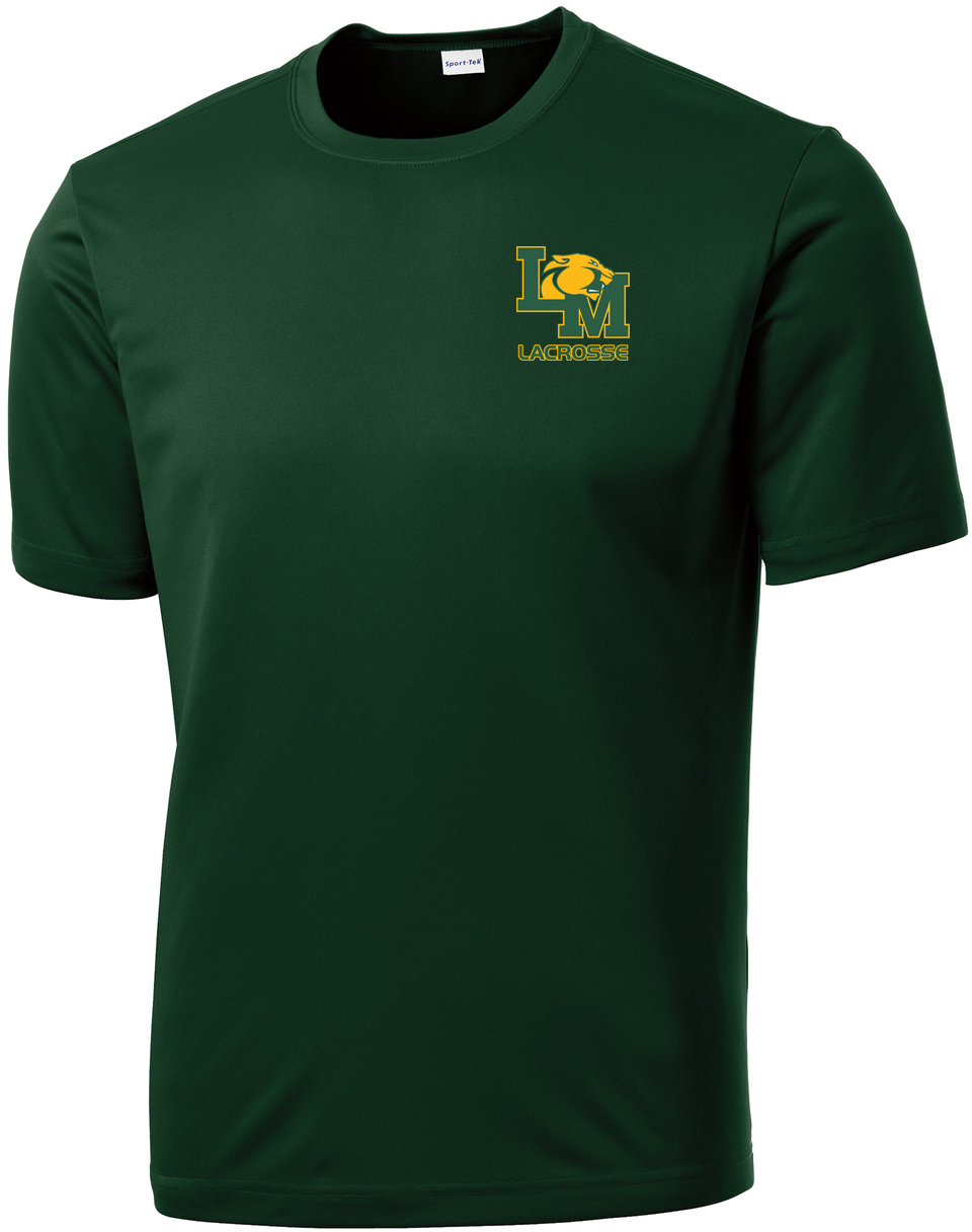 Little Miami Lacrosse Forest Green Performance T-Shirt