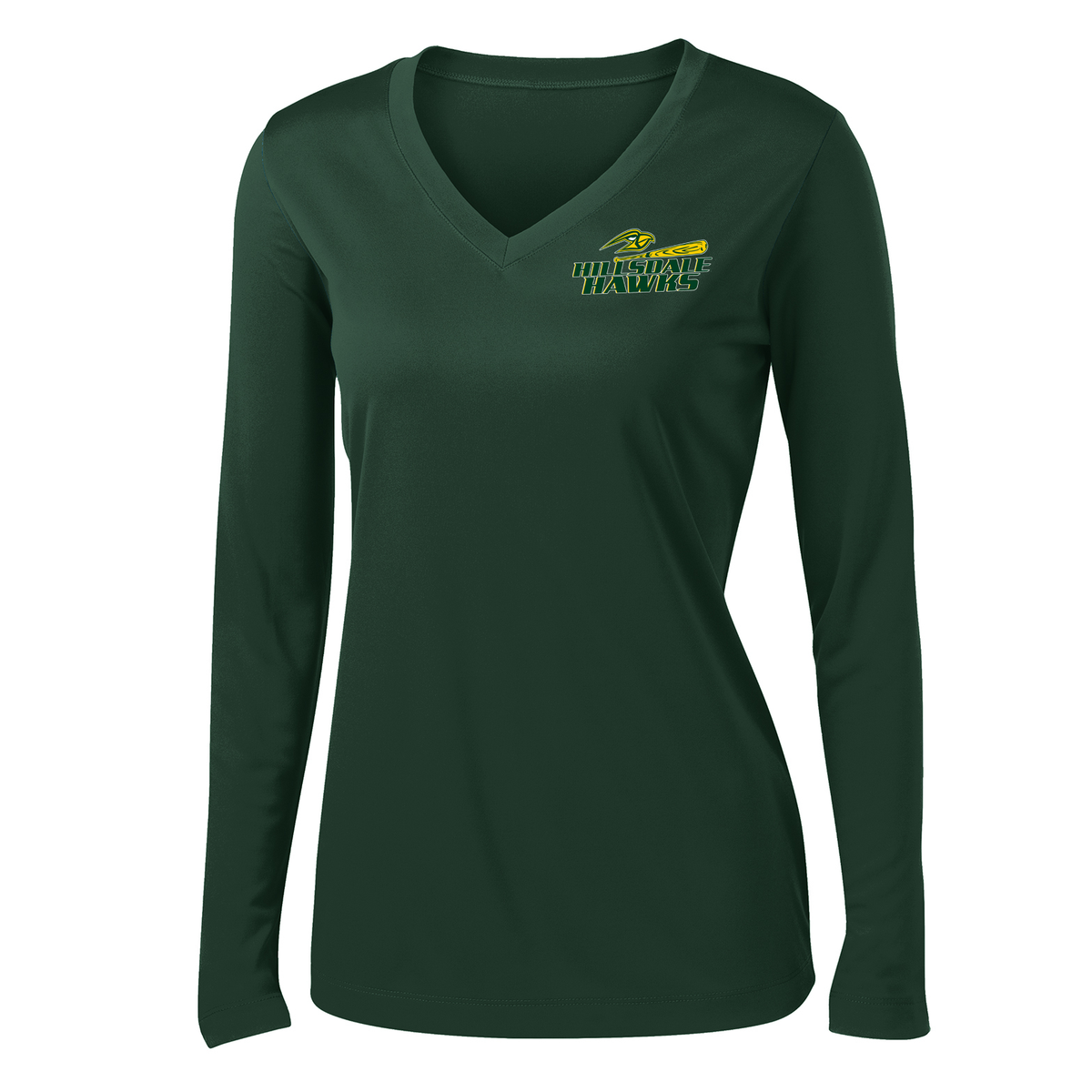 Hillsdale Hawks Women's Long Sleeve Performance Shirt