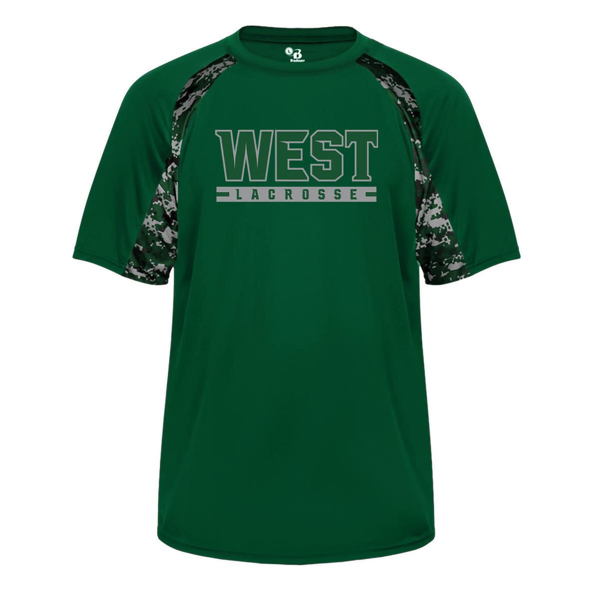 Glenbard West Lacrosse Digital Hook Tee