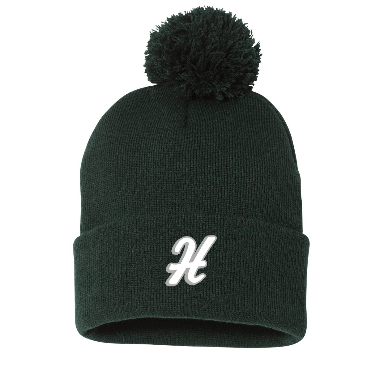 Between the Lines HB Pom-Pom Beanie