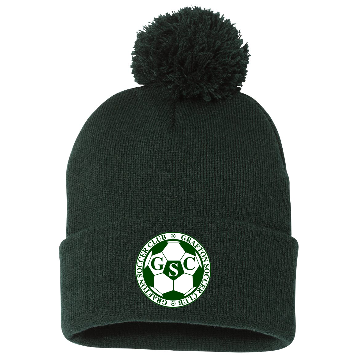 Grafton Youth Soccer Club Sportsman Pom-Pom Beanie