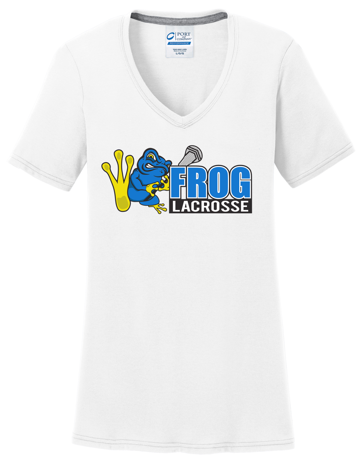 Frog Lacrosse Women's White T-Shirt