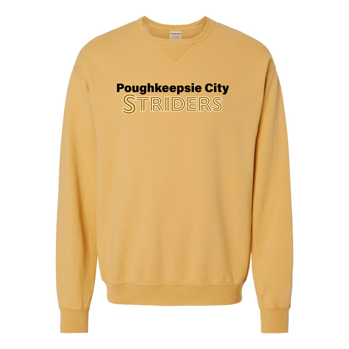 PC Striders Track & Field Garment-Dyed Unisex Crewneck Sweatshirt