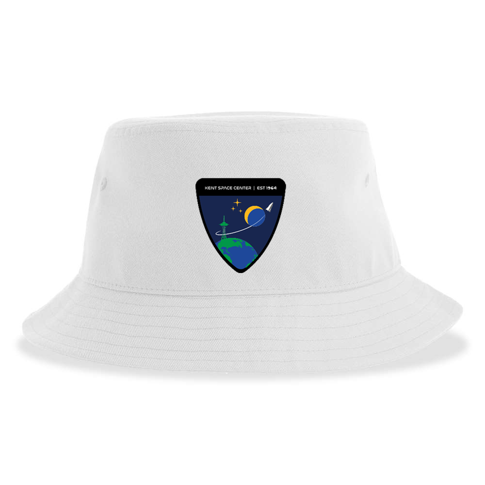 Boeing Kent Space Center Bucket Logo Patch Hat