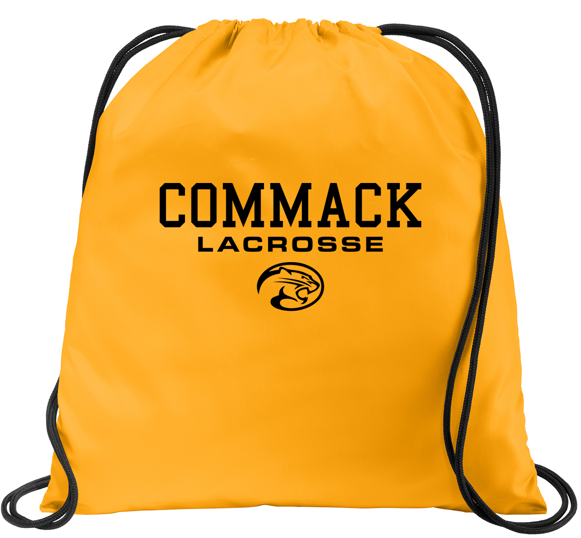 Commack Youth Lacrosse Gold Cinch Pack