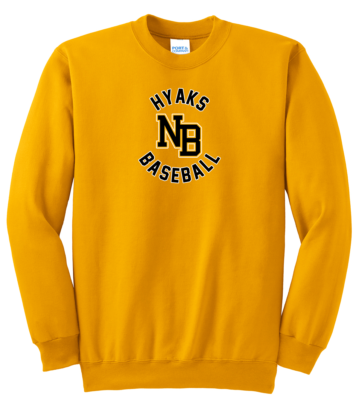 North Beach Baseball Crew Neck Sweater