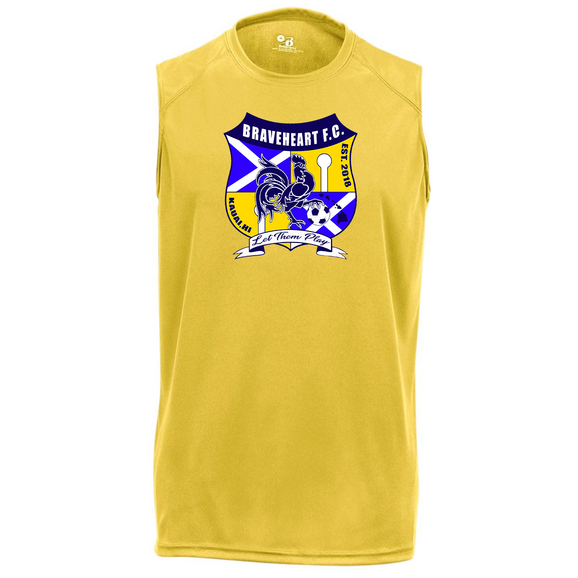Kauai Braveheart FC B-Core Sleeveless Performance Tank