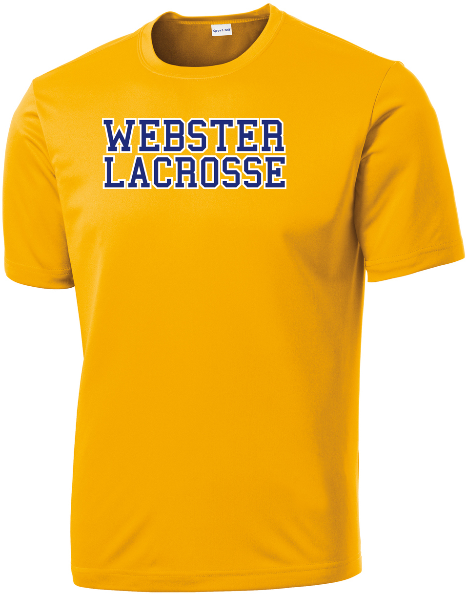 Webster Lacrosse Gold Performance T-Shirt