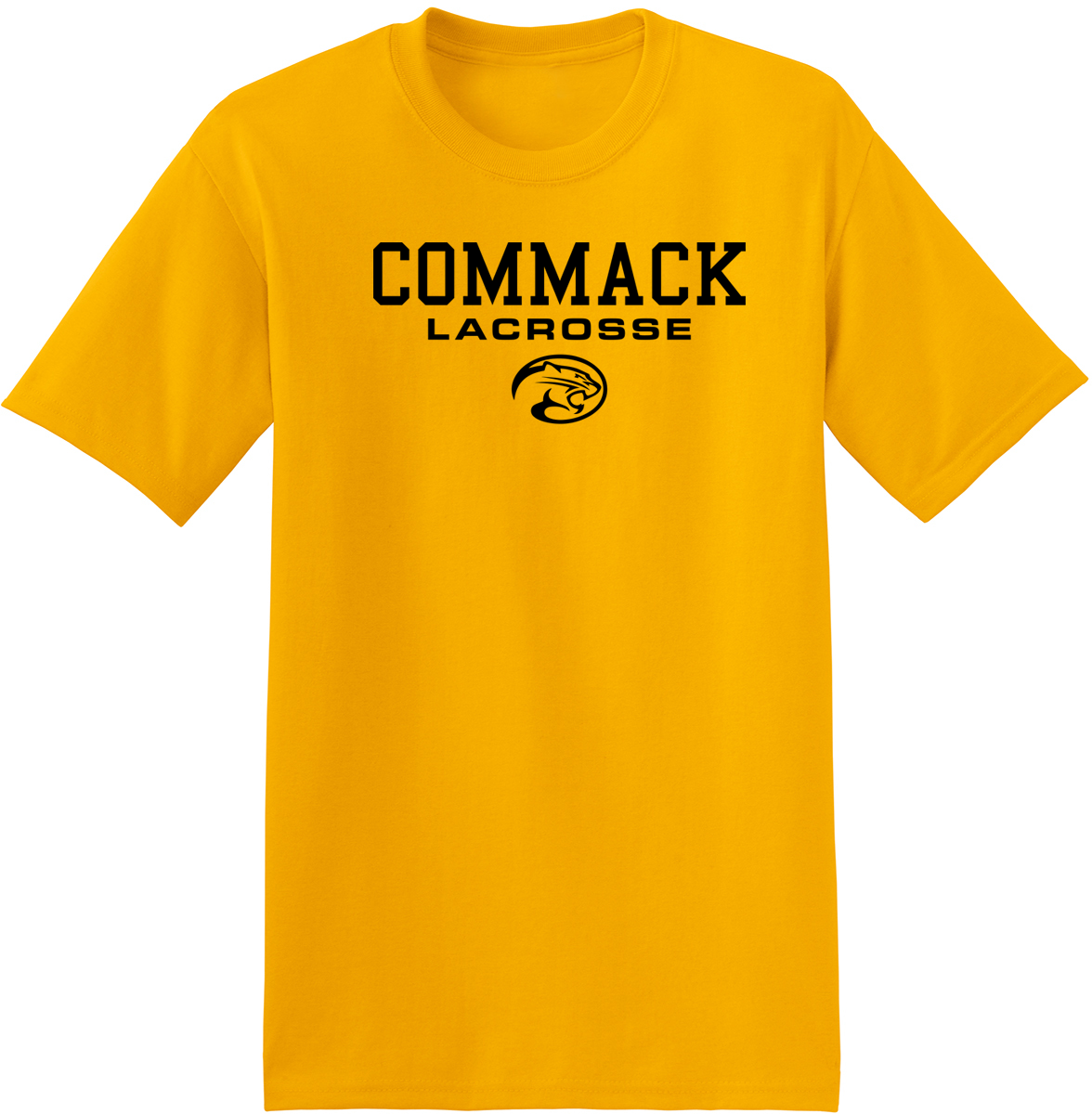 Commack Youth Lacrosse Gold T-Shirt
