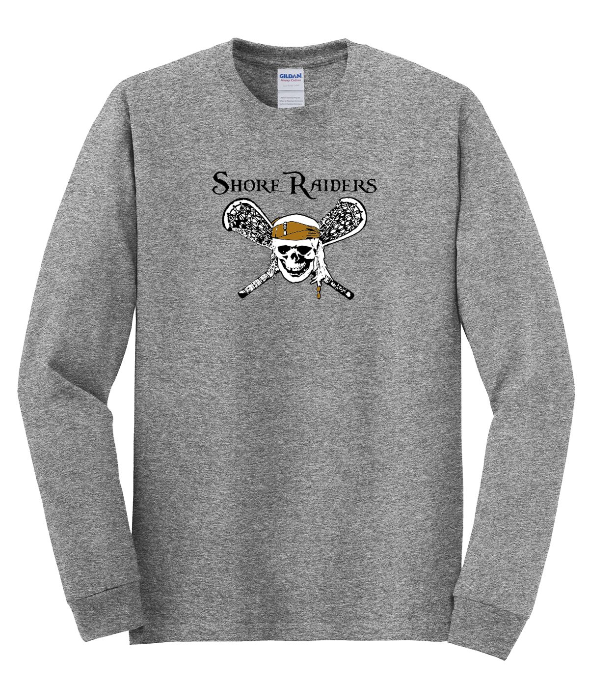 Shore Raiders Lacrosse Cotton Long Sleeve Shirt