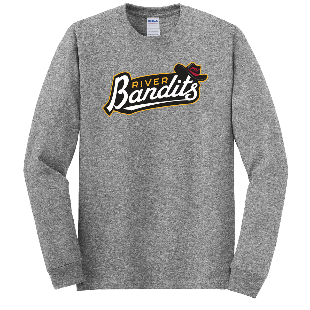 River Bandits Baseball Cotton Long Sleeve Shirt
