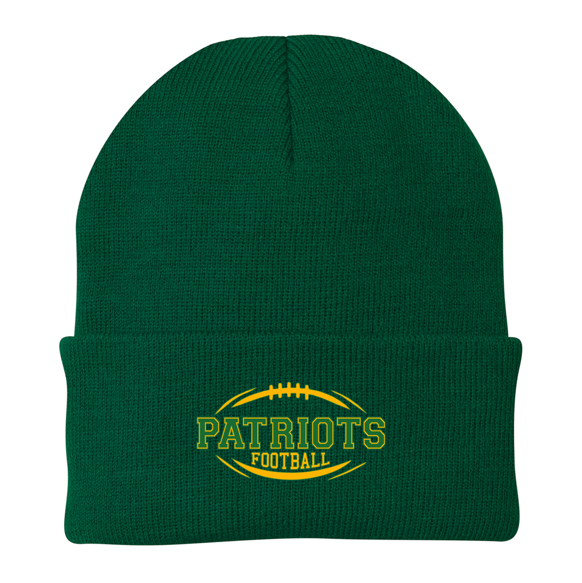 Three Village Football Knit Beanie