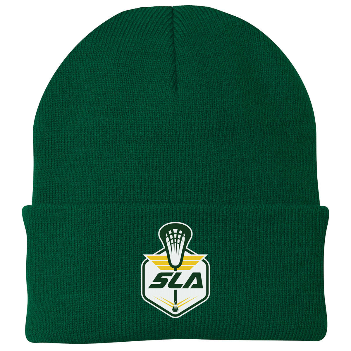 Sycamore Lacrosse Association Green Knit Beanie