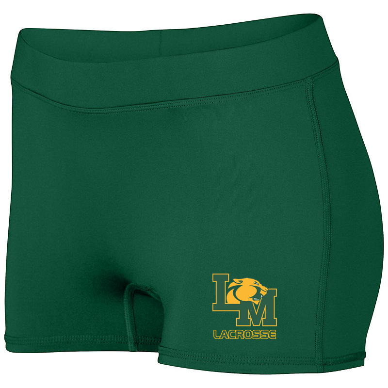 Little Miami Lacrosse Women's Green Compression Shorts