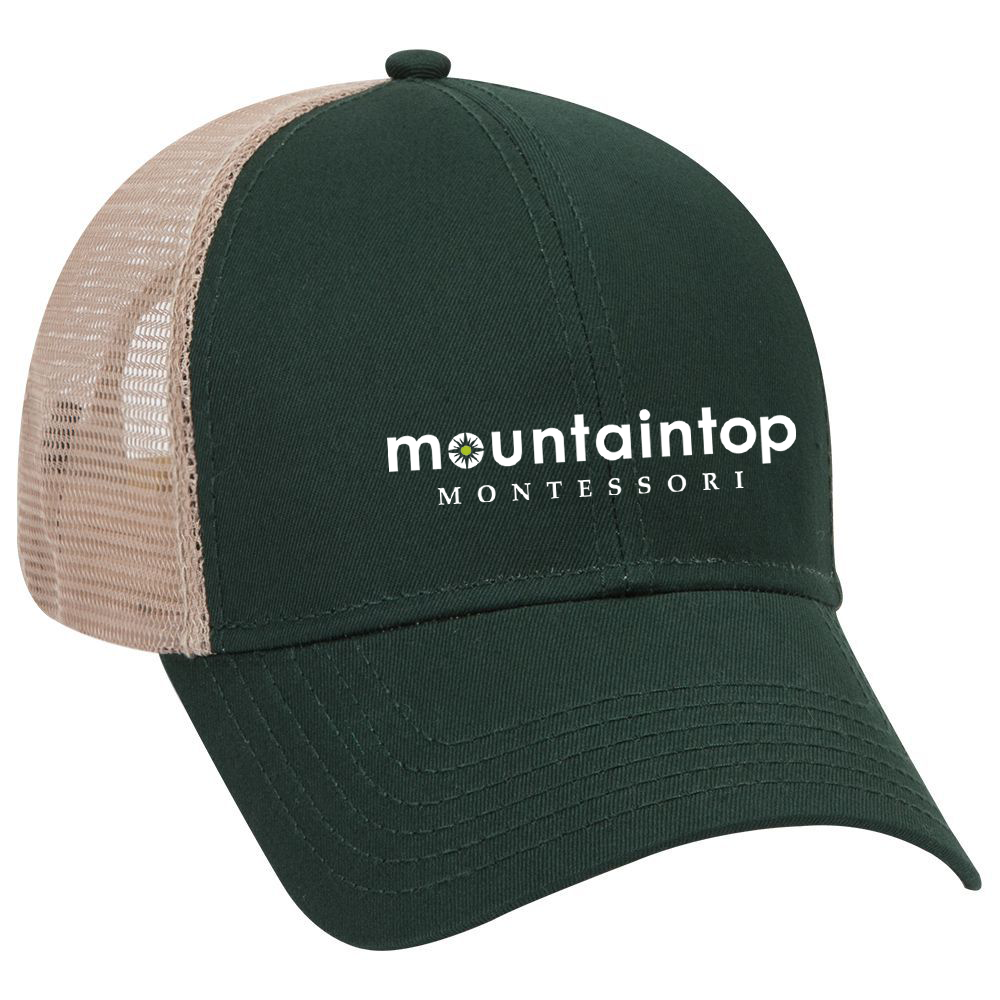 Mountaintop Montessori Low-Profile Trucker Hat