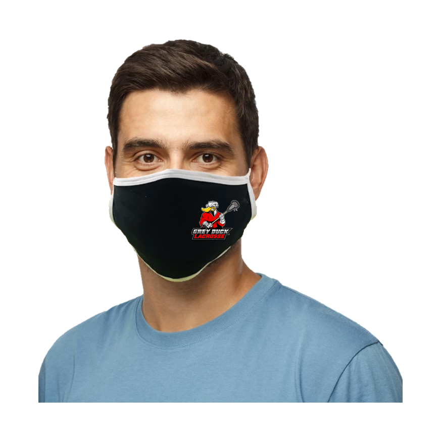 Grey Duck Lacrosse Blatant Defender Face Mask - Black