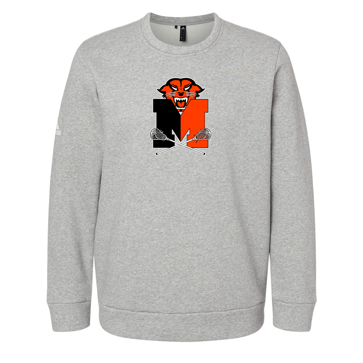 Monroe Bearcats Lacrosse Adidas Fleece Crewneck Sweatshirt