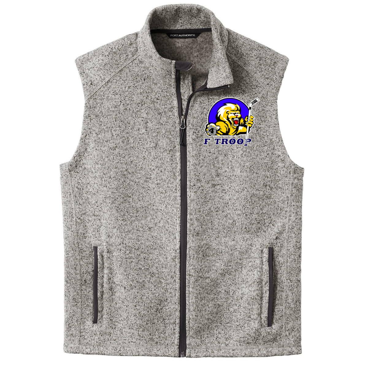 F Troop Hockey Fleece Vest