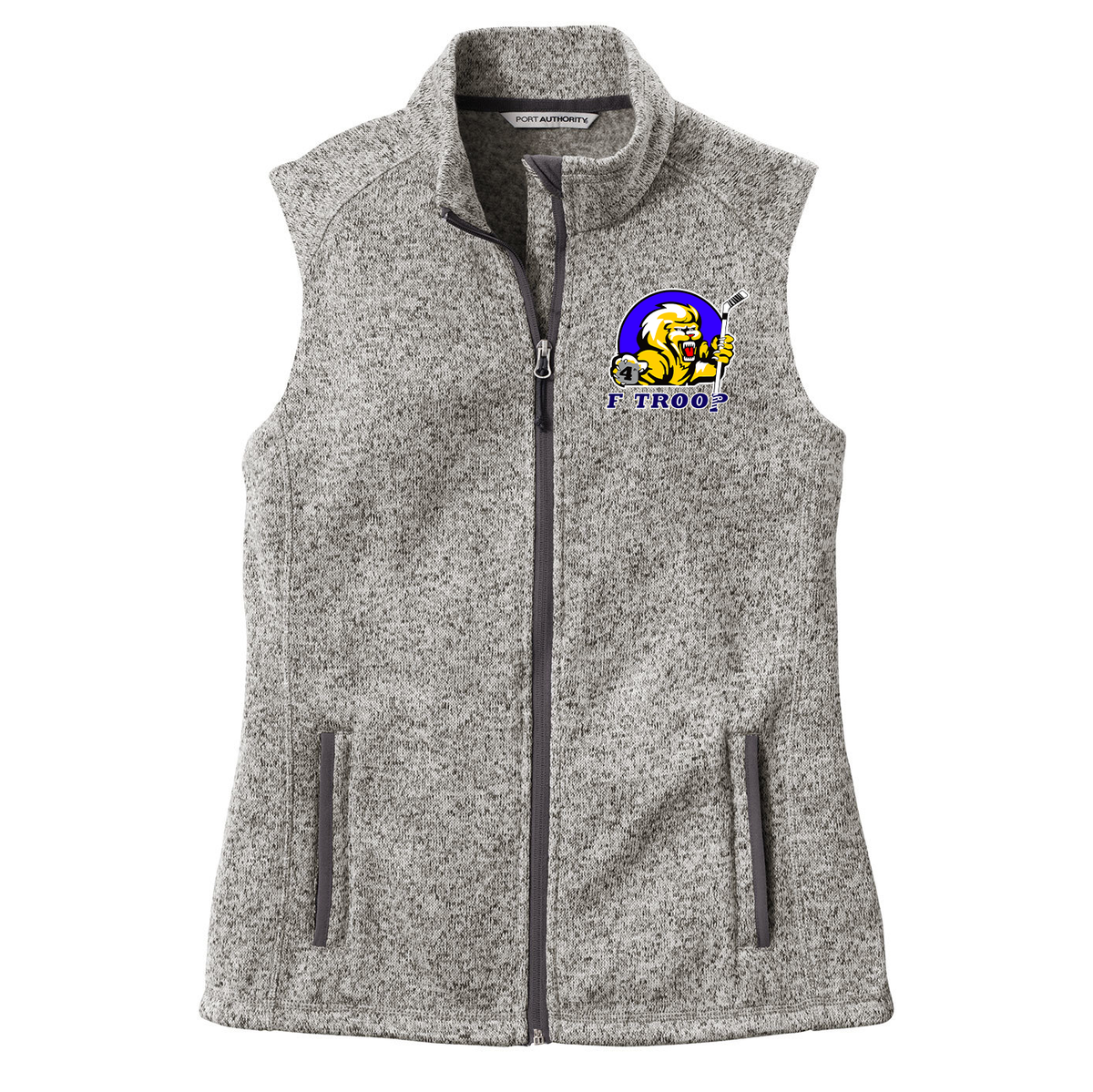 F Troop Hockey Womens Fleece Vest