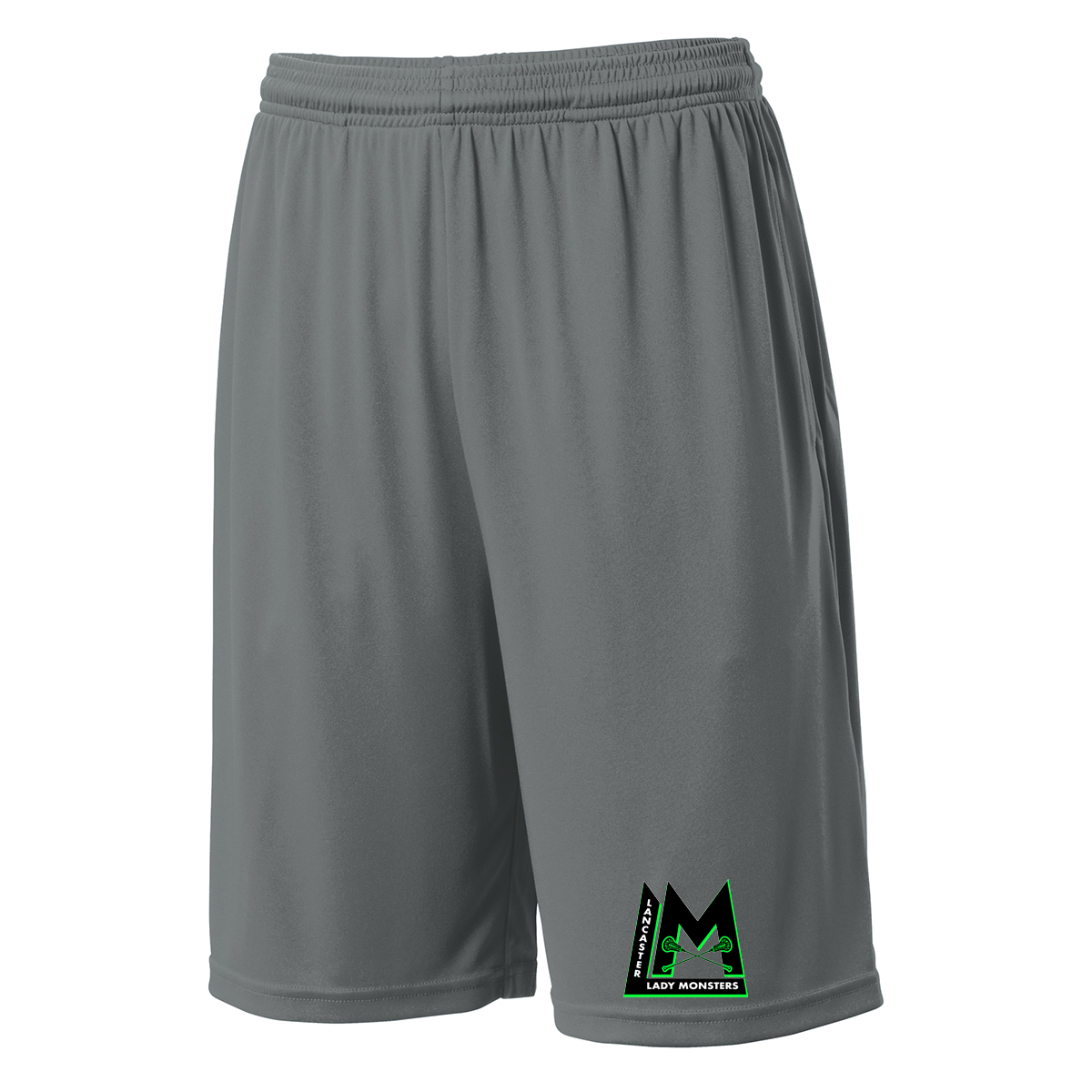 Lady Monsters Lacrosse Grey Shorts