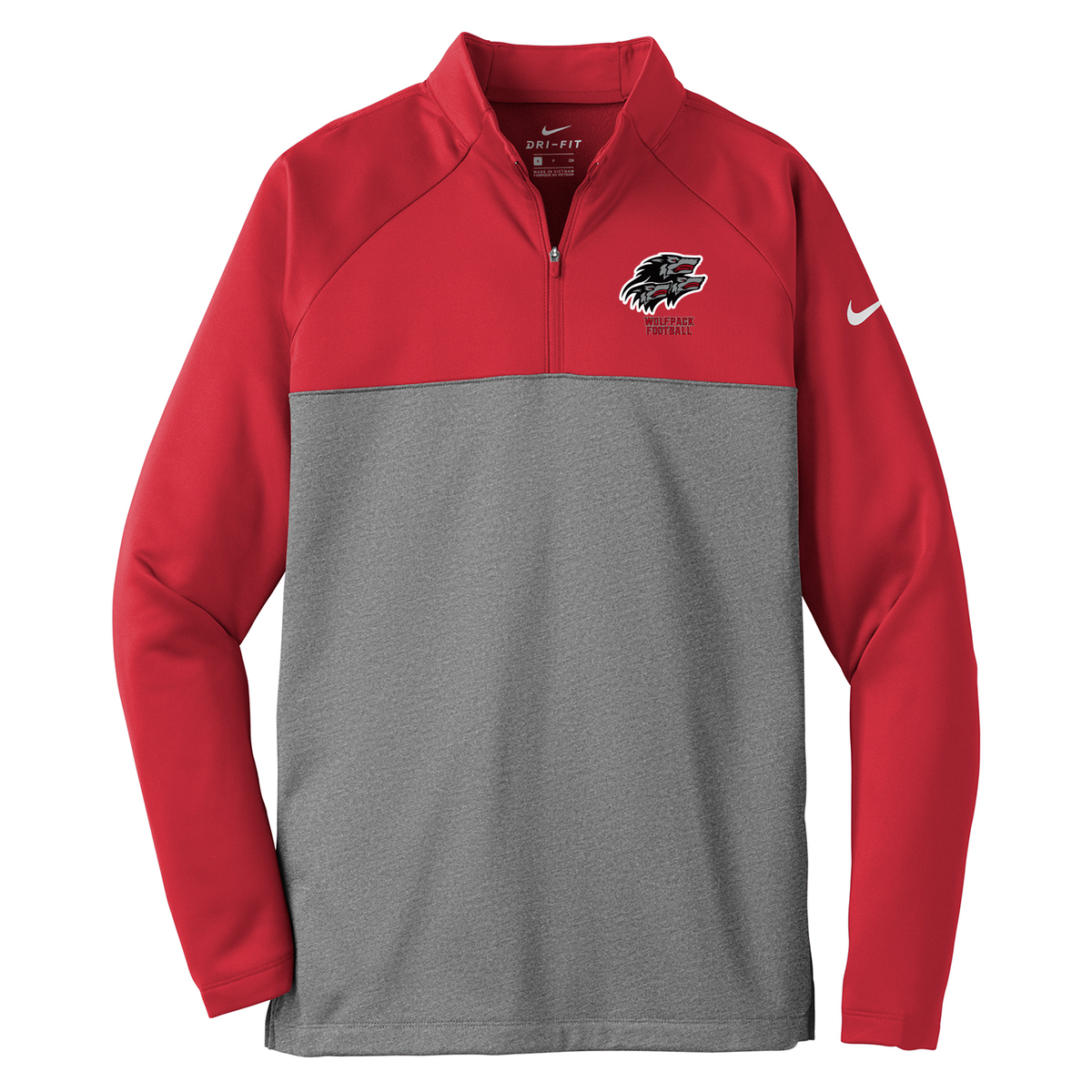 North Houston Wolfpack Football Nike Therma-FIT Quarter-Zip Fleece