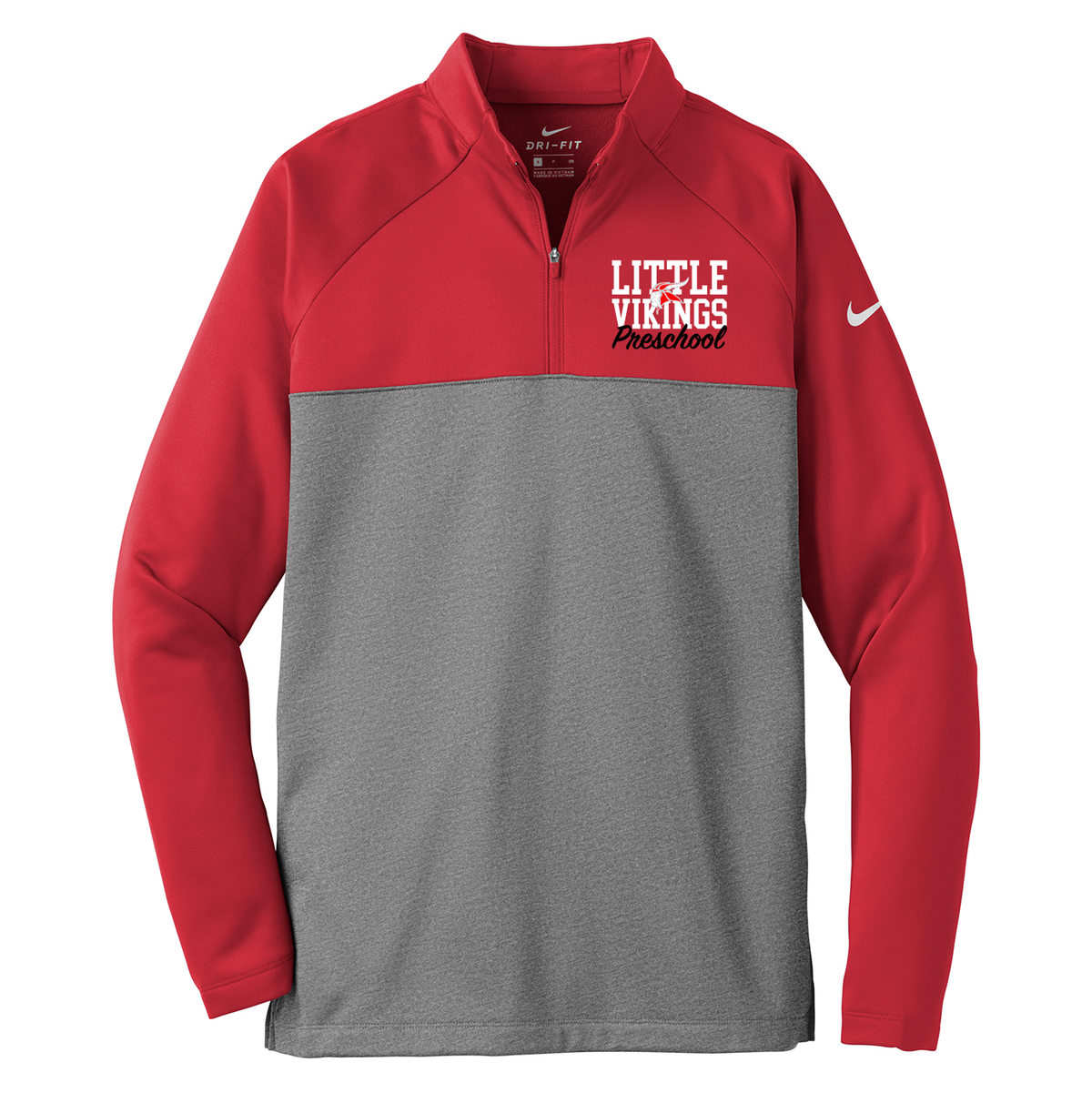 HF Little Vikings Preschool Nike Therma-FIT Quarter-Zip Fleece