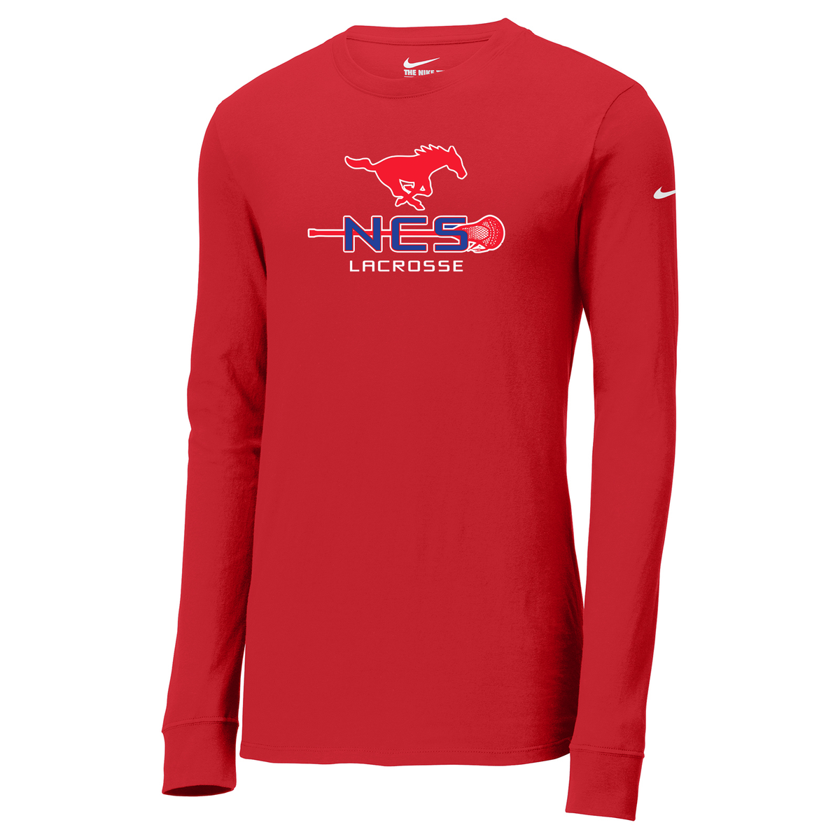 Northside Christian HS Lacrosse Nike Core Cotton Long Sleeve Tee