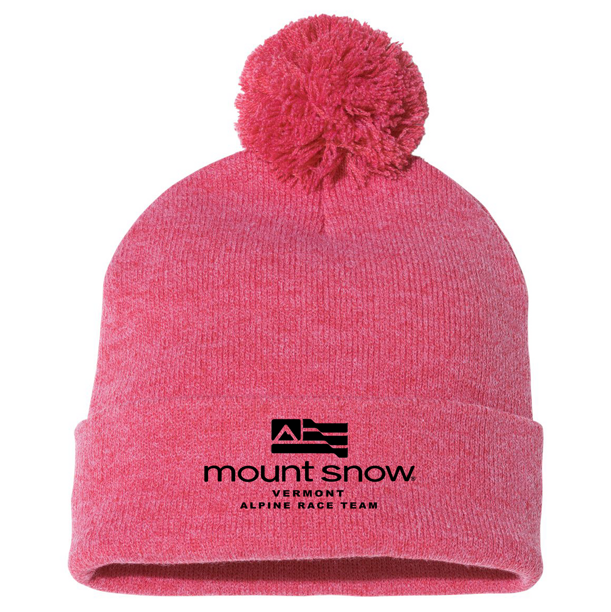 Mount Snow Sportsman Pom-Pom Beanie