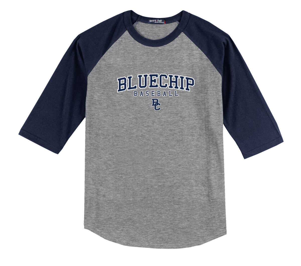 BlueChip Baseball 3/4 Sleeve Baseball Shirt