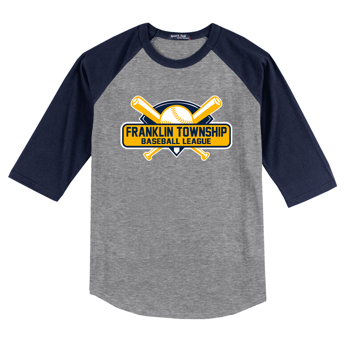 Franklin Township Softball League 3/4 Sleeve Baseball Shirt