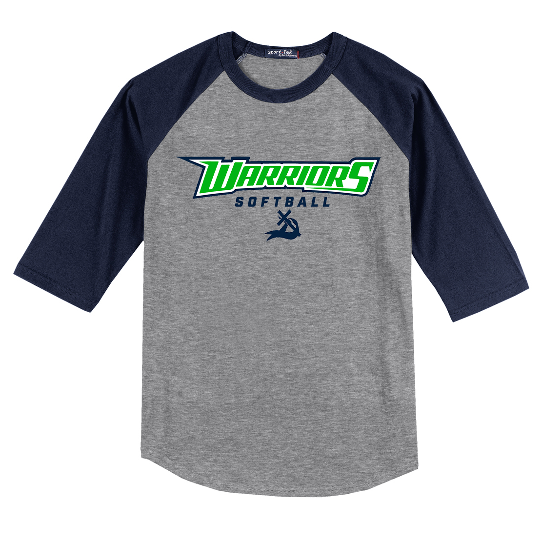 LRCA Warriors Softball 3/4 Sleeve Baseball Shirt